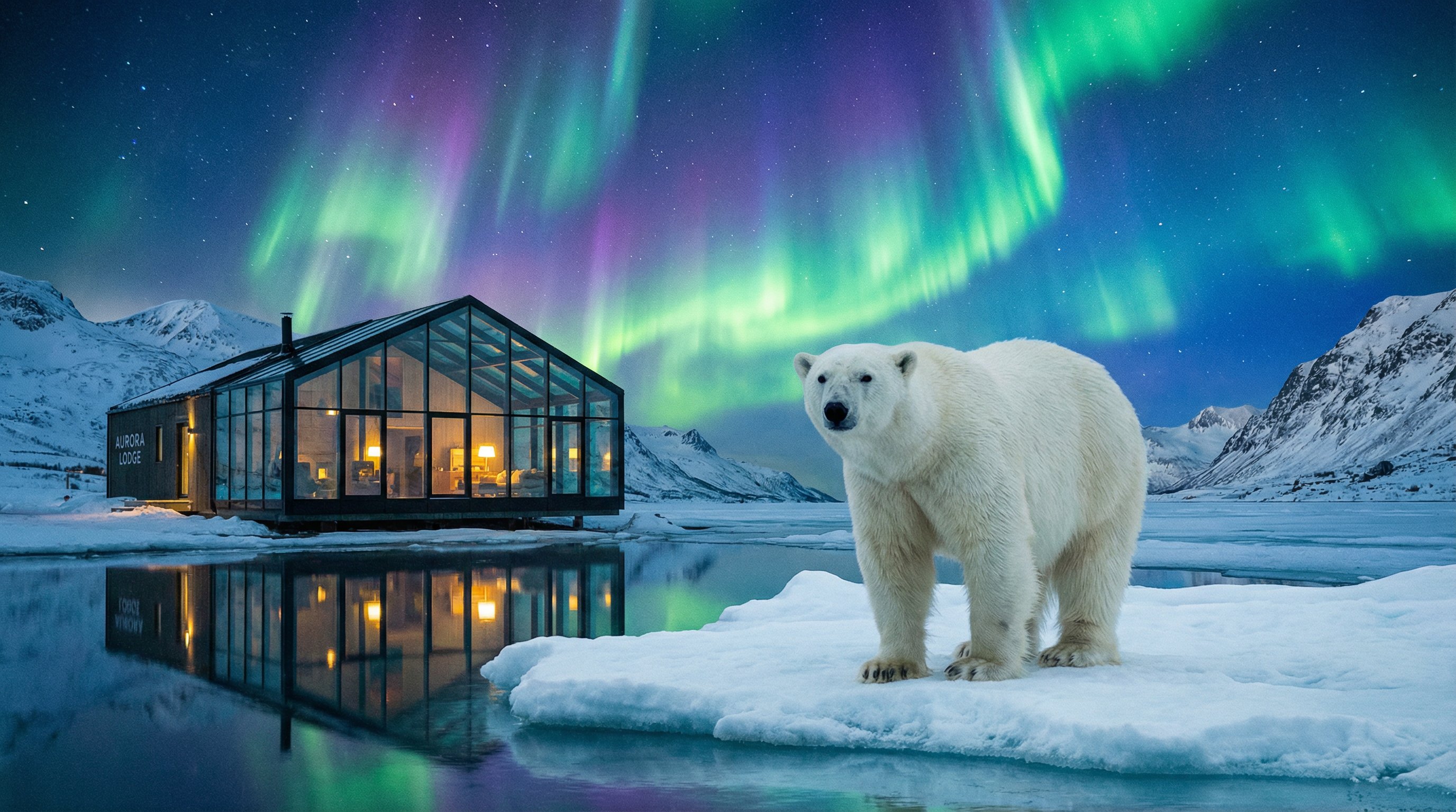 极地野生动物生存挑战 - 冰雪世界纪实视频